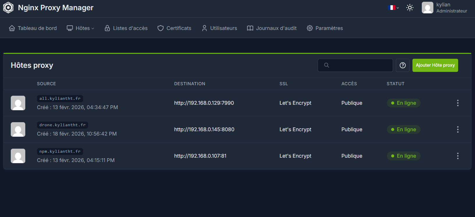 Nginx Proxy Manager