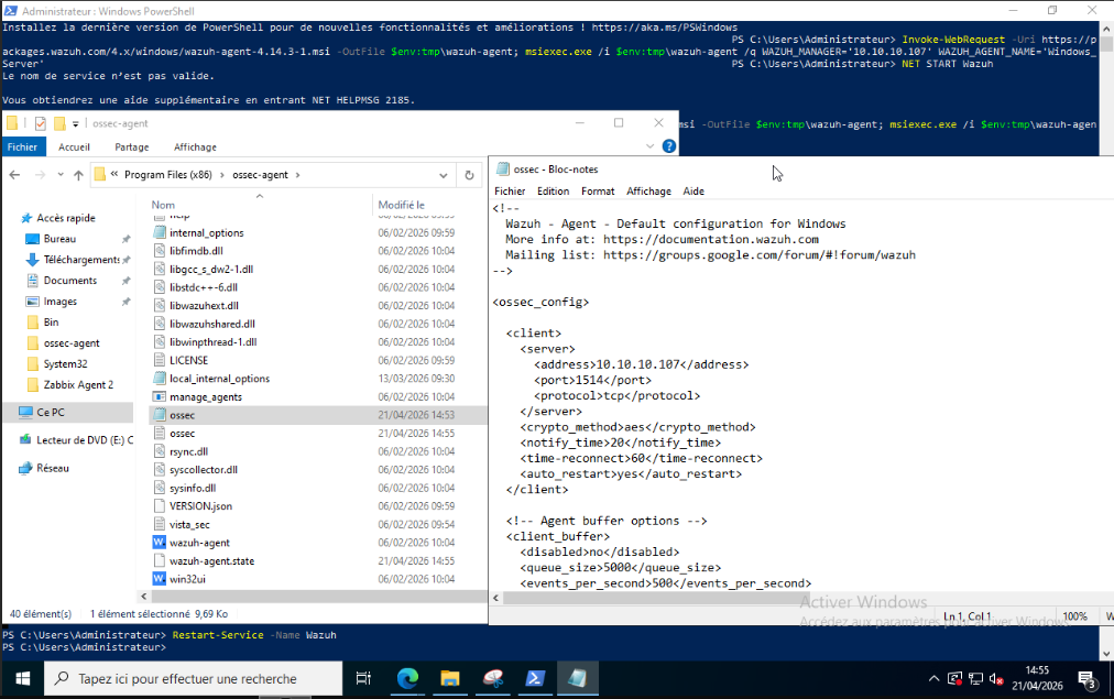 Erreur adresse manager 0.0.0.0